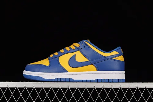 All categories Nk SB Dunk series Nk SB Dunk Low low-top sneakers Nk Dunk SB Low blue and yellow color matching SB smashed backboard fashion casual sneakers DD1391-402